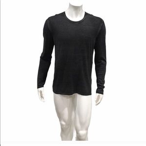 John Varvatos Artisan Men’s Gray Crewneck Sweater